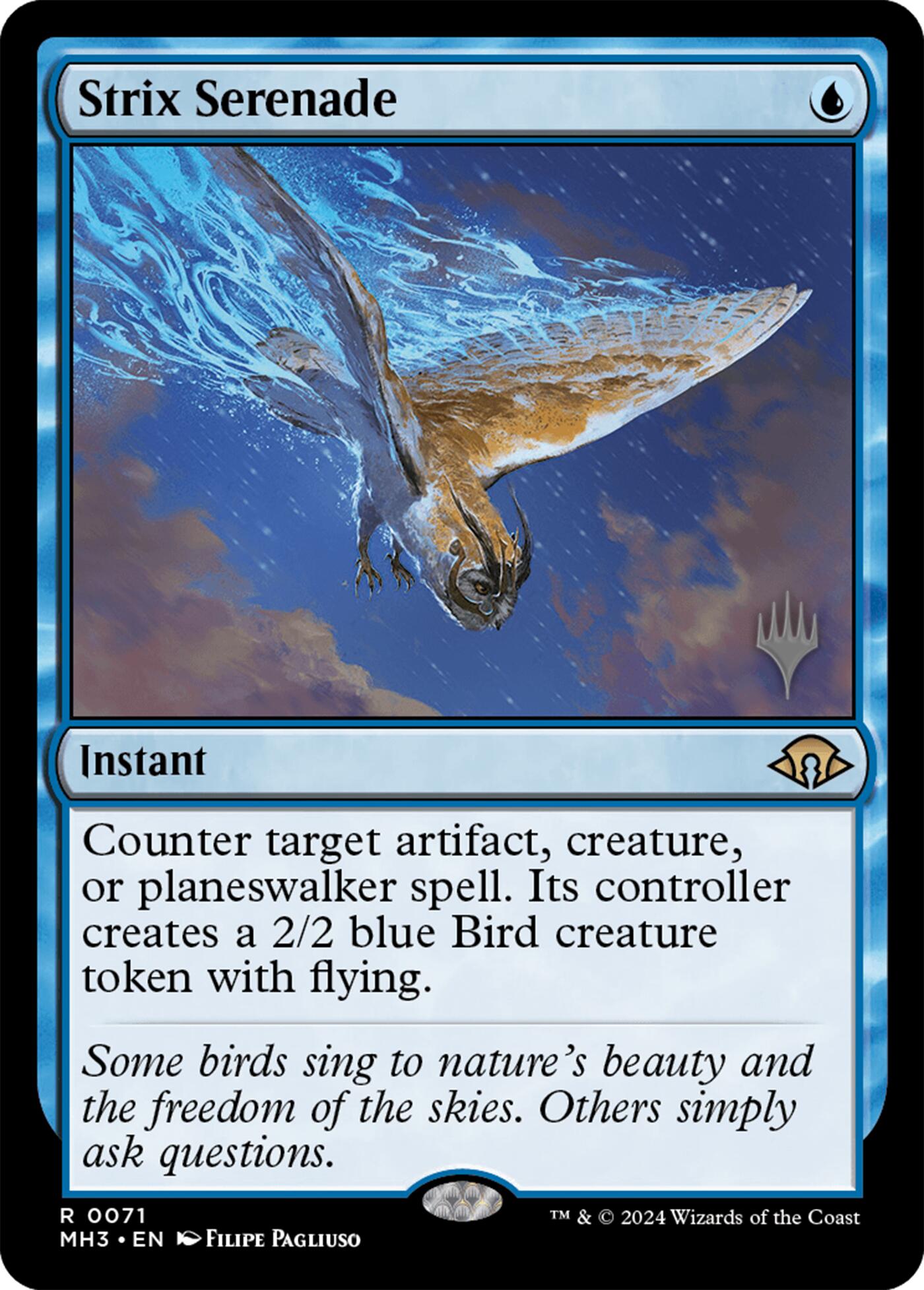 Strix Serenade [Modern Horizons 3 Promos] | Exor Games New Glasgow