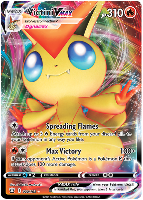 Victini VMAX (022/163) [Sword & Shield: Battle Styles] | Exor Games New Glasgow