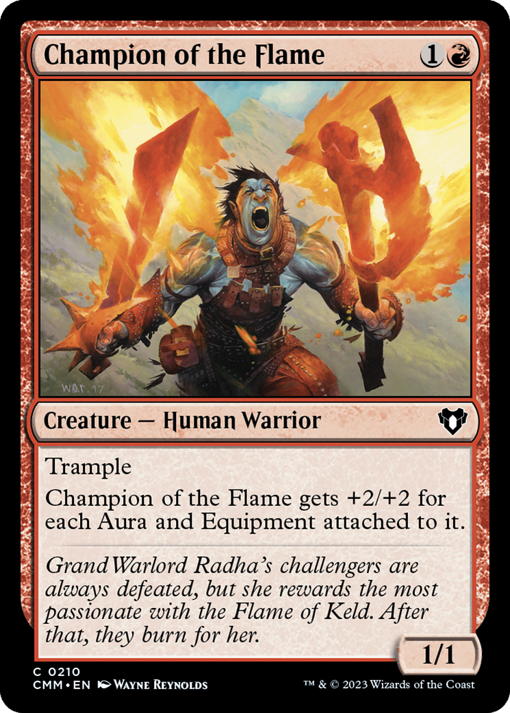 Champion of the Flame [Commander Masters] | Exor Games New Glasgow