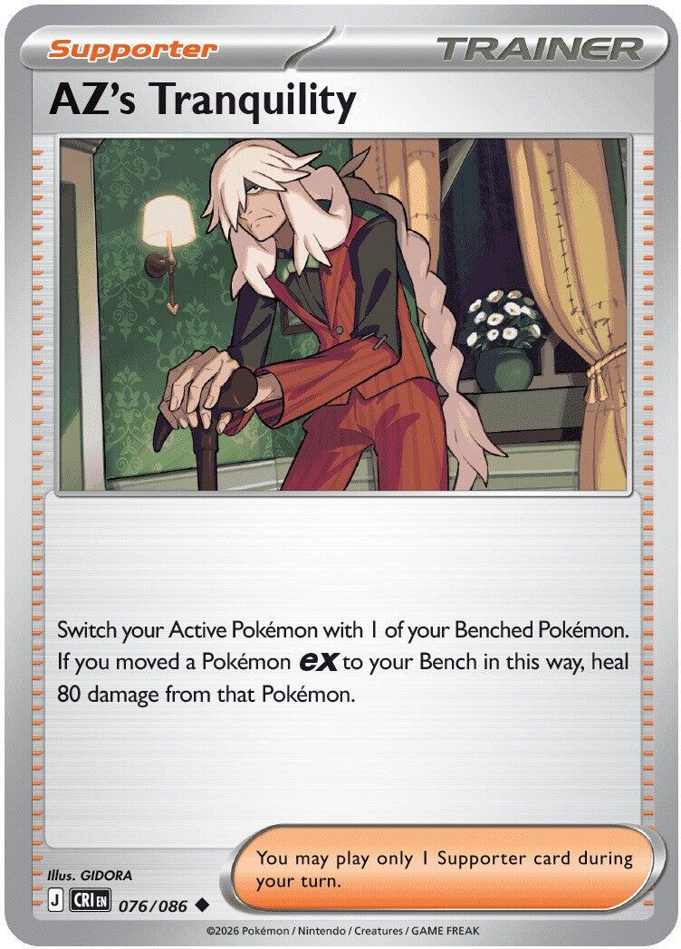 AZ's Tranquility (076/086) [Mega Evolution: Chaos Rising] | Exor Games New Glasgow