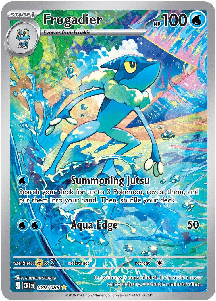 Frogadier (089/086) [Mega Evolution: Chaos Rising] | Exor Games New Glasgow