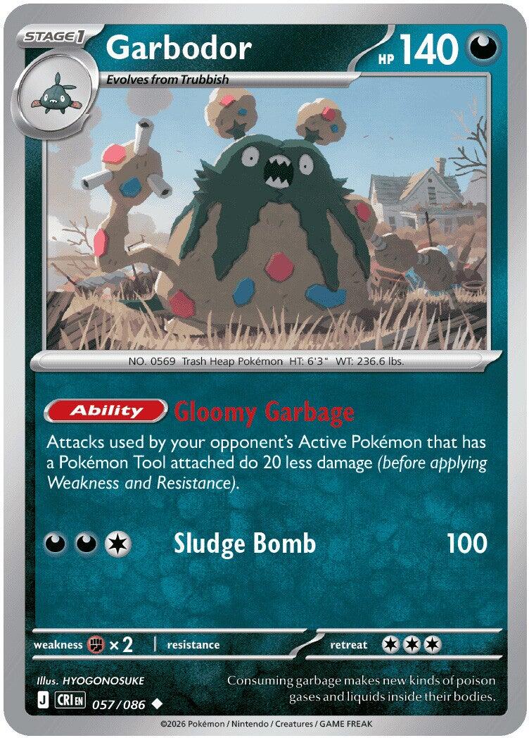 Garbodor (057/086) [Mega Evolution: Chaos Rising] | Exor Games New Glasgow