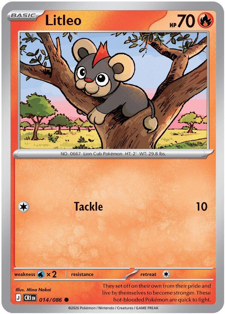 Litleo (014/086) [Mega Evolution: Chaos Rising] | Exor Games New Glasgow
