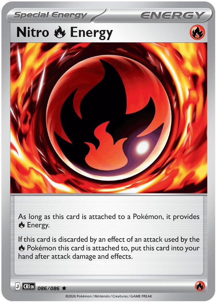 Nitro R Energy (086/086) [Mega Evolution: Chaos Rising] | Exor Games New Glasgow