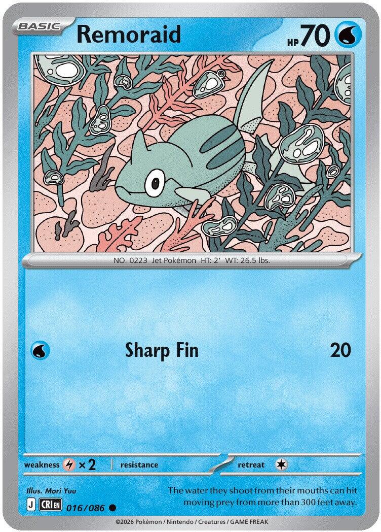 Remoraid (016/086) [Mega Evolution: Chaos Rising] | Exor Games New Glasgow