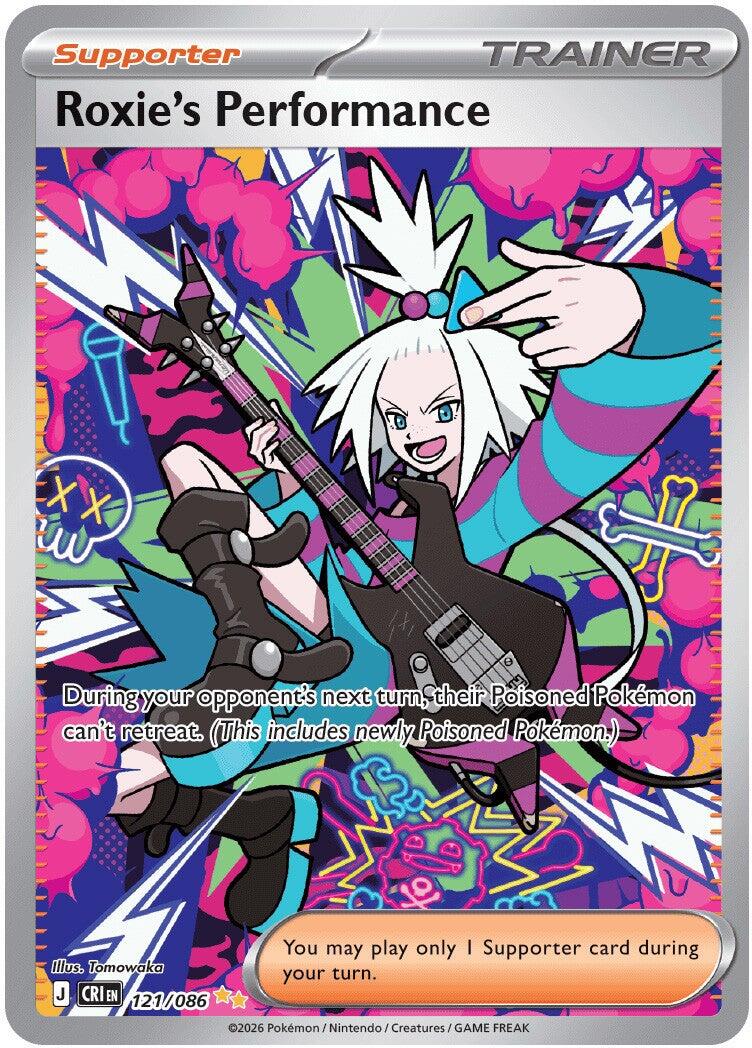 Roxie's Performance (121/086) [Mega Evolution: Chaos Rising] | Exor Games New Glasgow