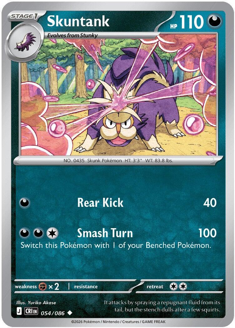 Skuntank (054/086) [Mega Evolution: Chaos Rising] | Exor Games New Glasgow