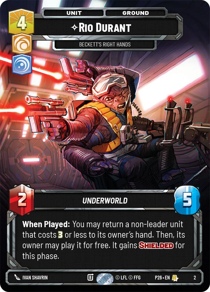 Rio Durant - Beckett's Right Hands (2) (2) [Organized Play Promos] | Exor Games New Glasgow