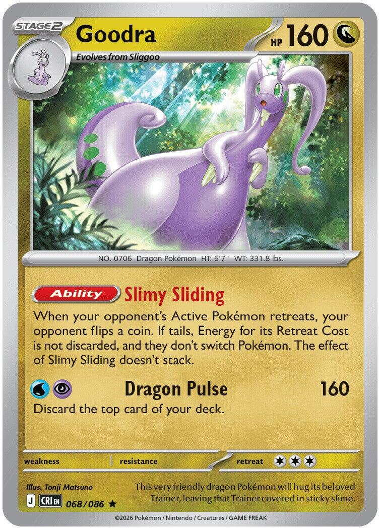 Goodra (068/086) (Deck Exclusive) [Mega Evolution: Chaos Rising] | Exor Games New Glasgow