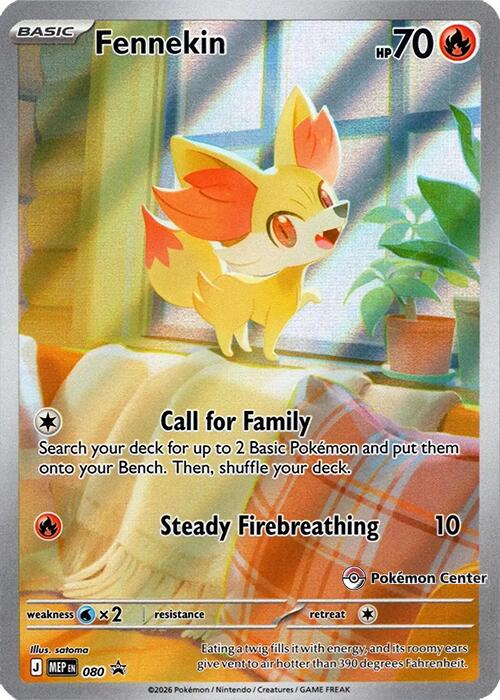 Fennekin (080) (Pokemon Center Exclusive) [Mega Evolution Promo] | Exor Games New Glasgow