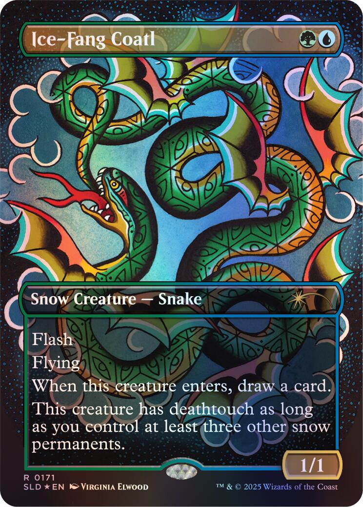 Ice-Fang Coatl (0171) (Rainbow Foil) [Secret Lair Drop Series] | Exor Games New Glasgow