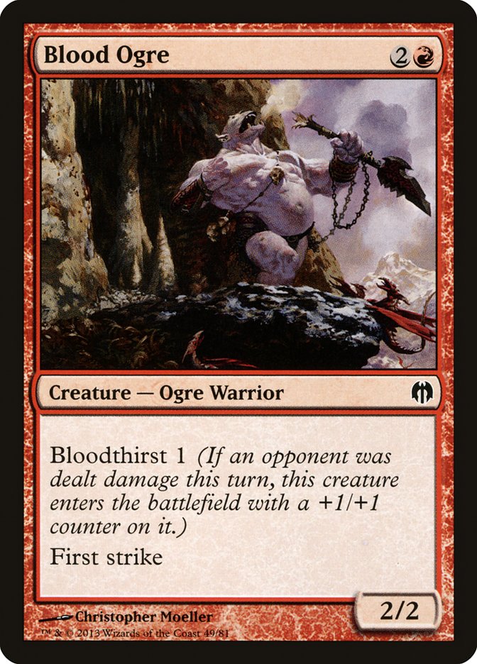 Blood Ogre [Duel Decks: Heroes vs. Monsters] | Exor Games New Glasgow