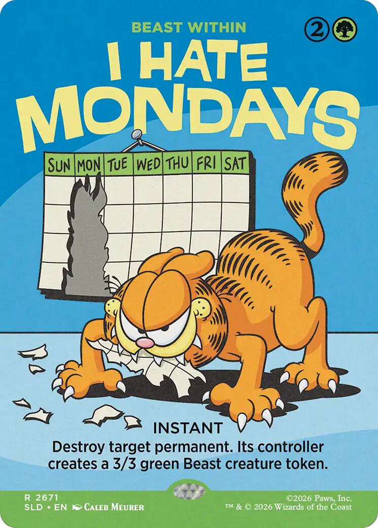 I Hate Mondays - Beast Within [Secret Lair Drop Series] | Exor Games New Glasgow