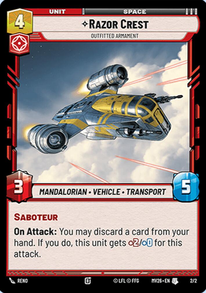 Razor Crest - Outfitted Armament (2/2) (2/2) [Judge Promos] | Exor Games New Glasgow