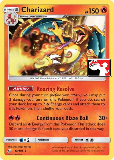 Charizard (14/181) (Library Exclusive) [Sun & Moon: Team Up] | Exor Games New Glasgow