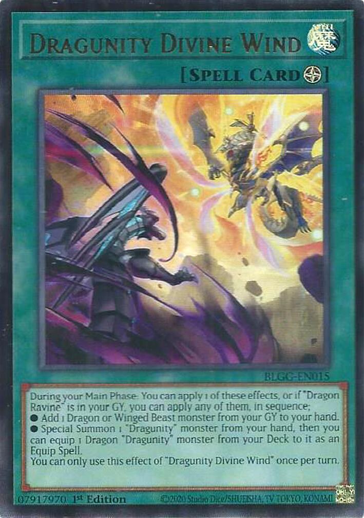 Dragunity Divine Wind [BLGG-EN015] Ultra Rare | Exor Games New Glasgow