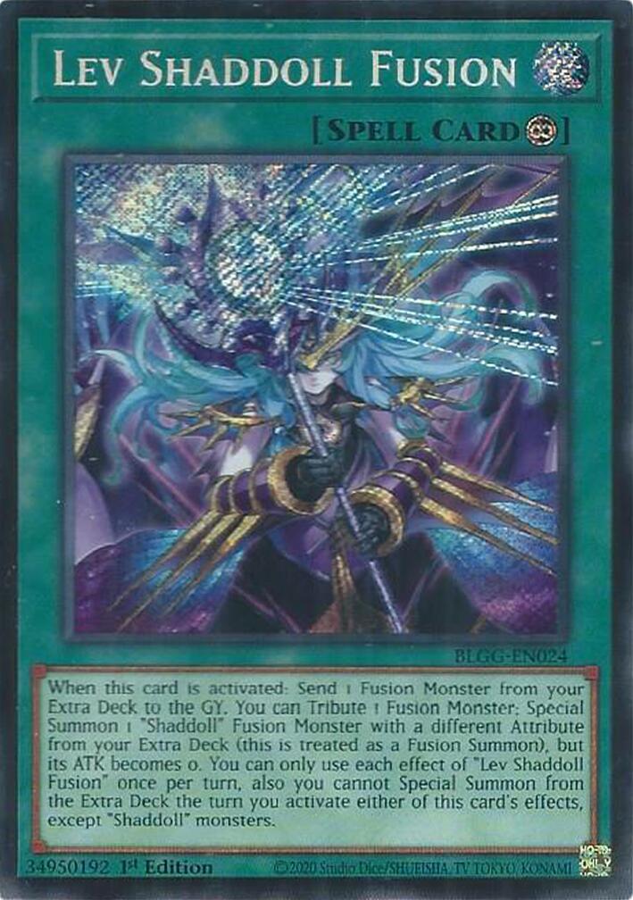 Lev Shaddoll Fusion [BLGG-EN024] Secret Rare | Exor Games New Glasgow