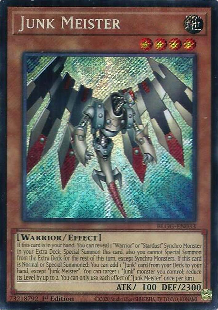 Junk Meister [BLGG-EN033] Secret Rare | Exor Games New Glasgow