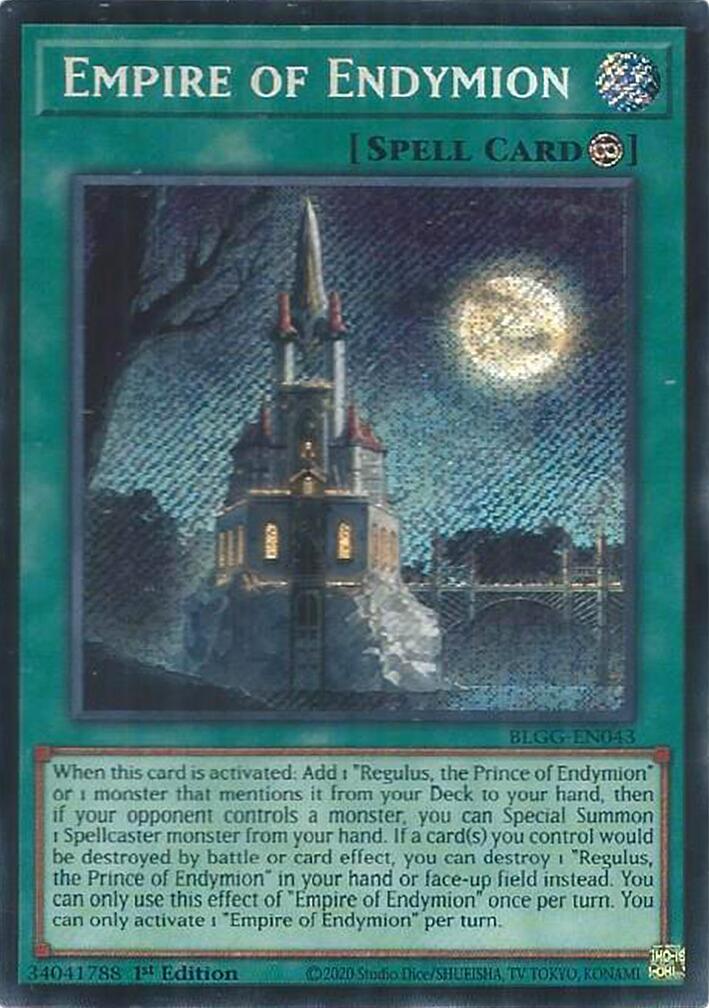 Empire of Endymion [BLGG-EN043] Secret Rare | Exor Games New Glasgow