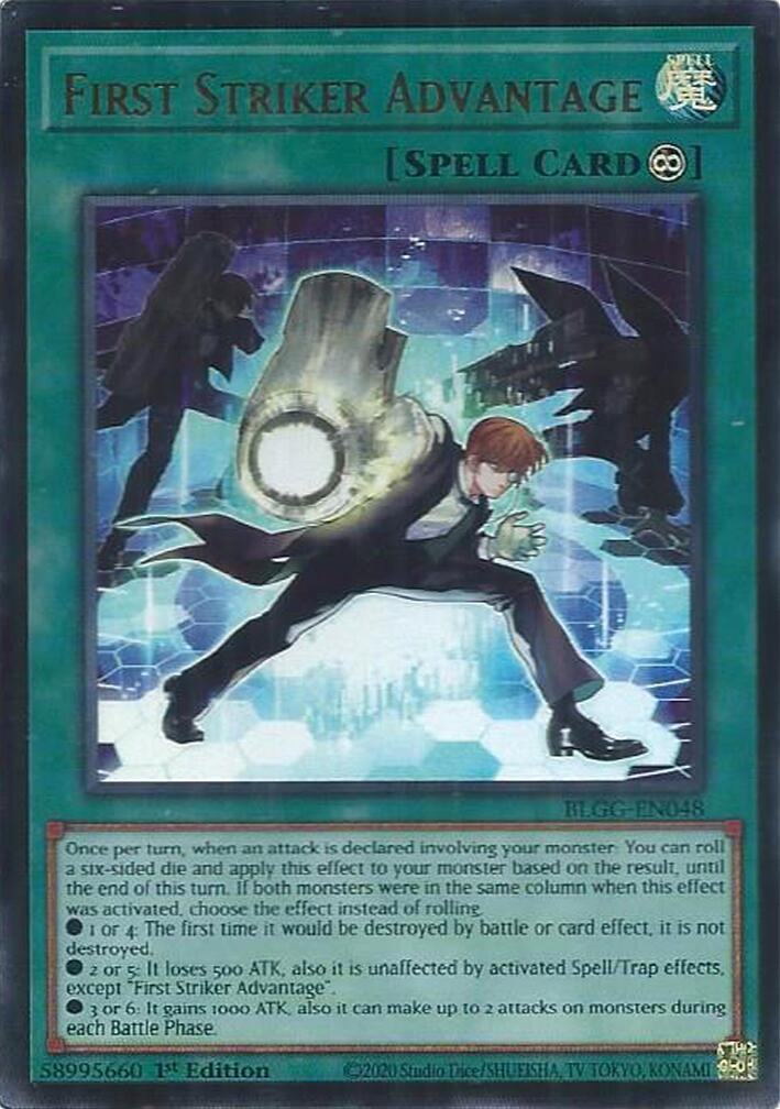 First Striker Advantage [BLGG-EN048] Ultra Rare | Exor Games New Glasgow