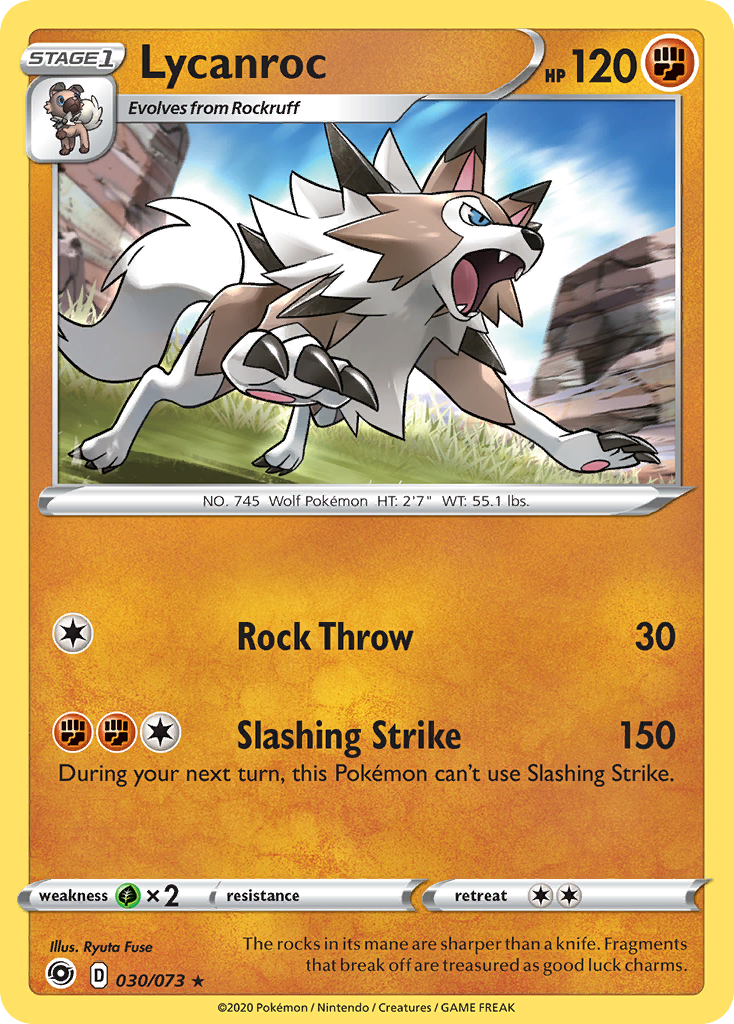 Lycanroc (030/073) [Sword & Shield: Champion's Path] | Exor Games New Glasgow