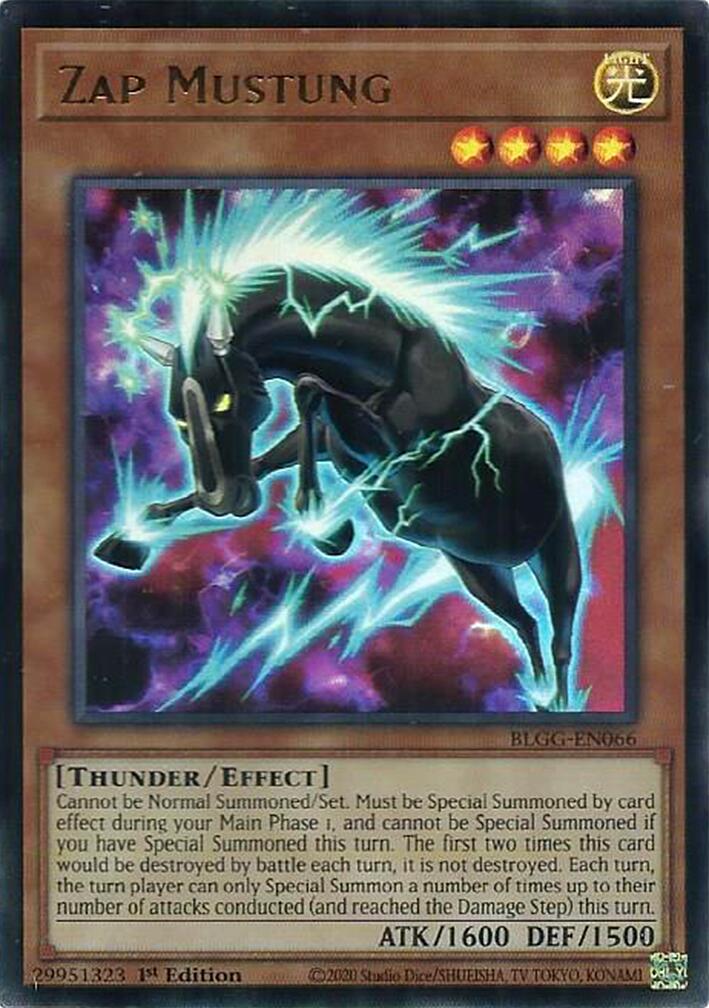 Zap Mustung [BLGG-EN066] Ultra Rare | Exor Games New Glasgow