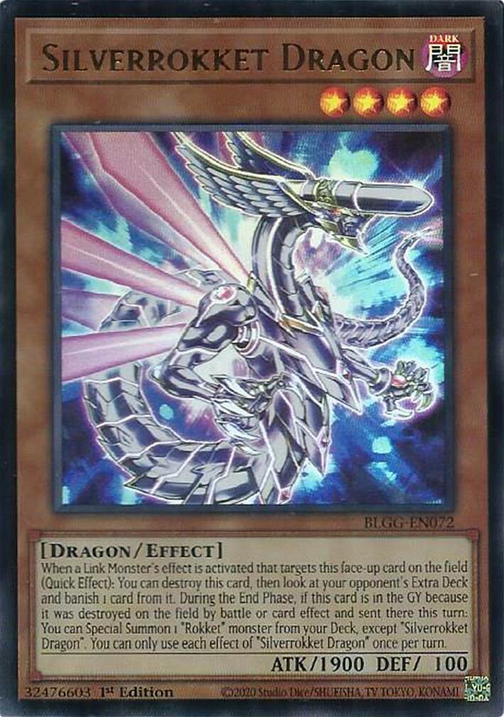Silverrokket Dragon [BLGG-EN072] Ultra Rare | Exor Games New Glasgow