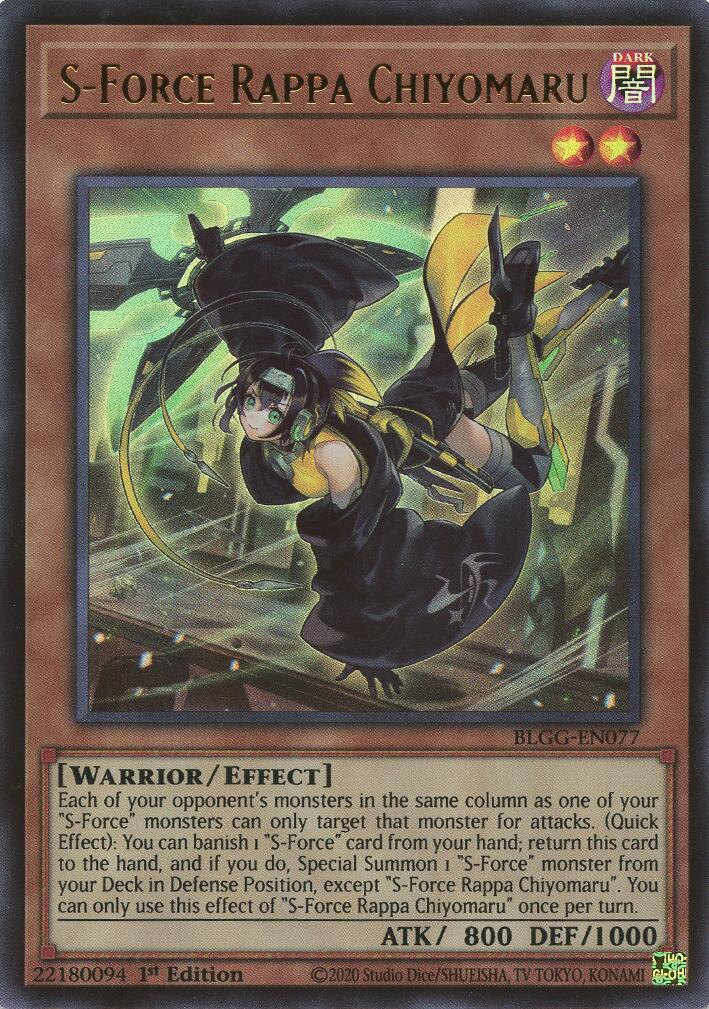 S-Force Rappa Chiyomaru [BLGG-EN077] Ultra Rare | Exor Games New Glasgow
