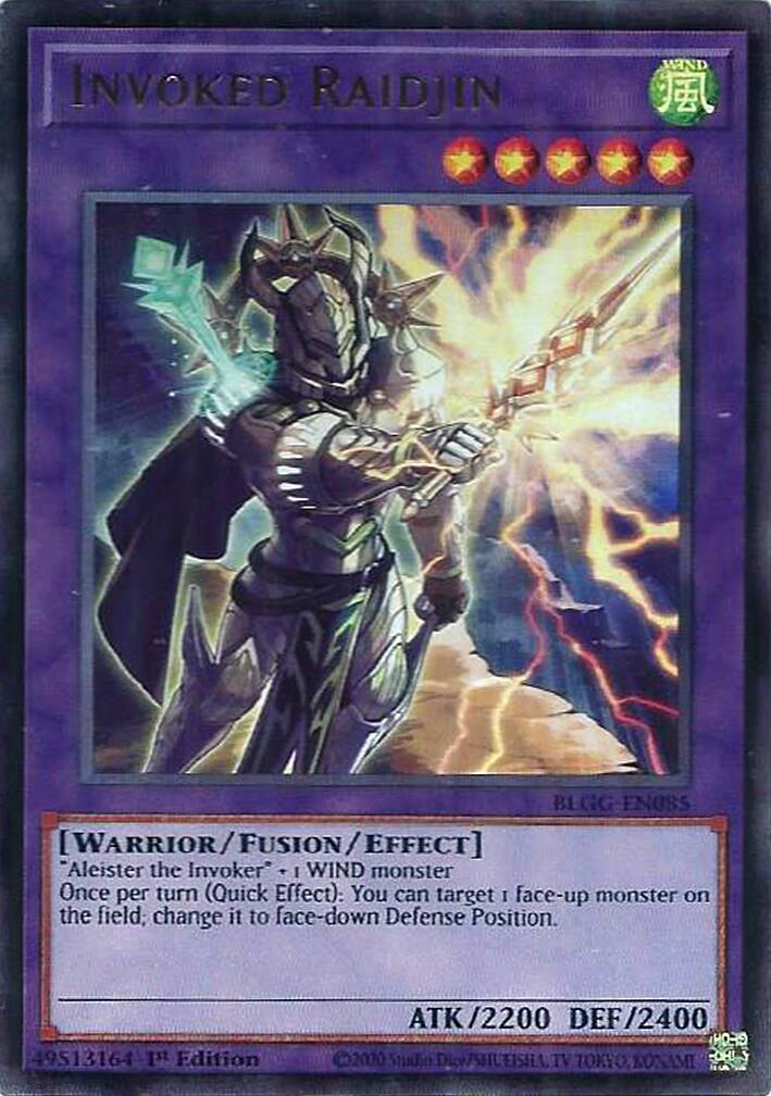 Invoked Raidjin [BLGG-EN085] Ultra Rare | Exor Games New Glasgow