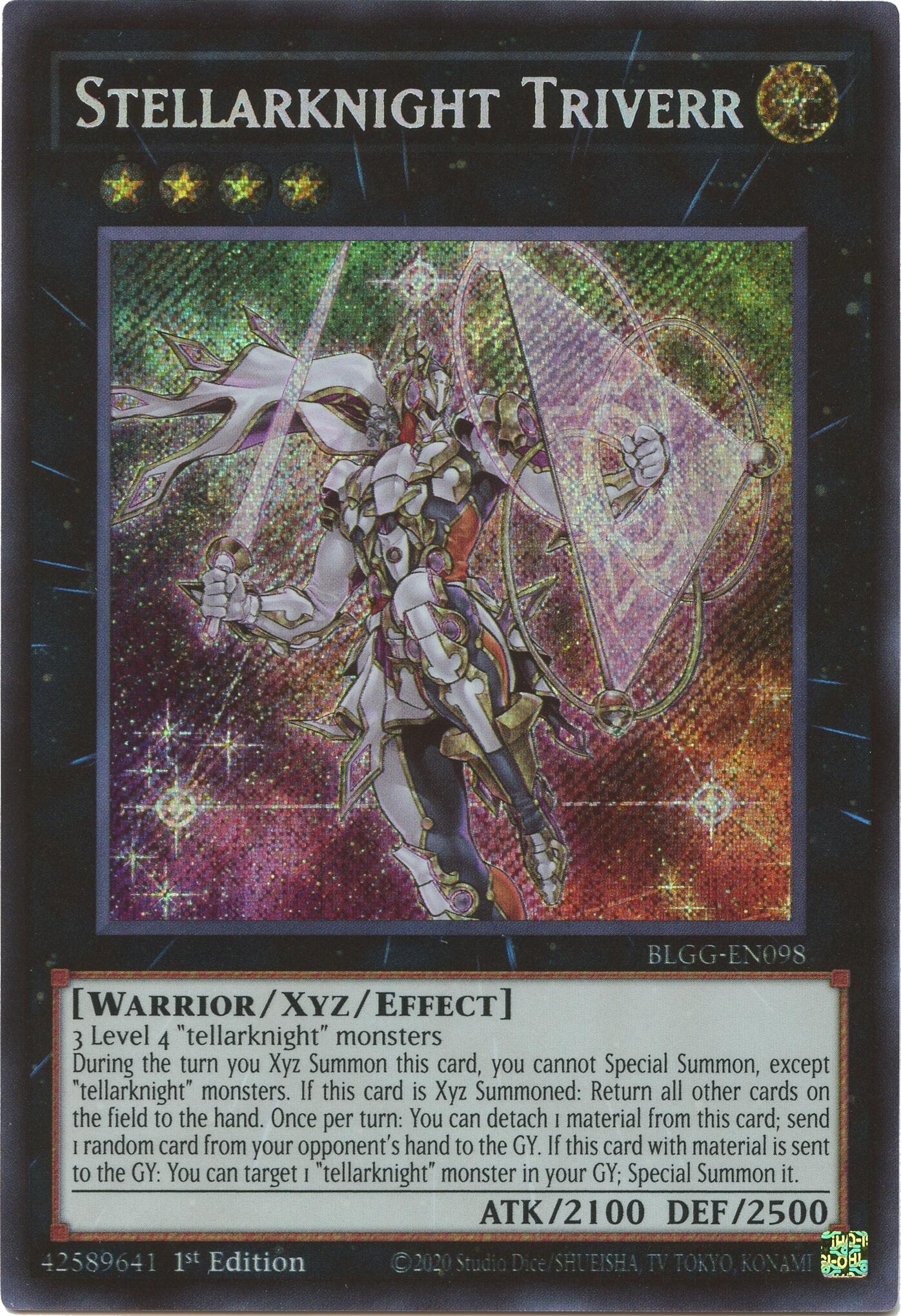 Stellarknight Triverr [BLGG-EN098] Secret Rare | Exor Games New Glasgow