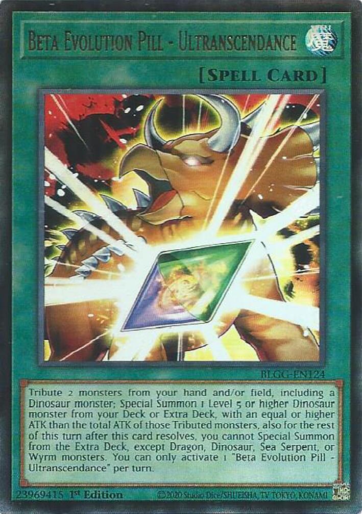 Beta Evolution Pill - Ultranscendance [BLGG-EN124] Ultra Rare | Exor Games New Glasgow