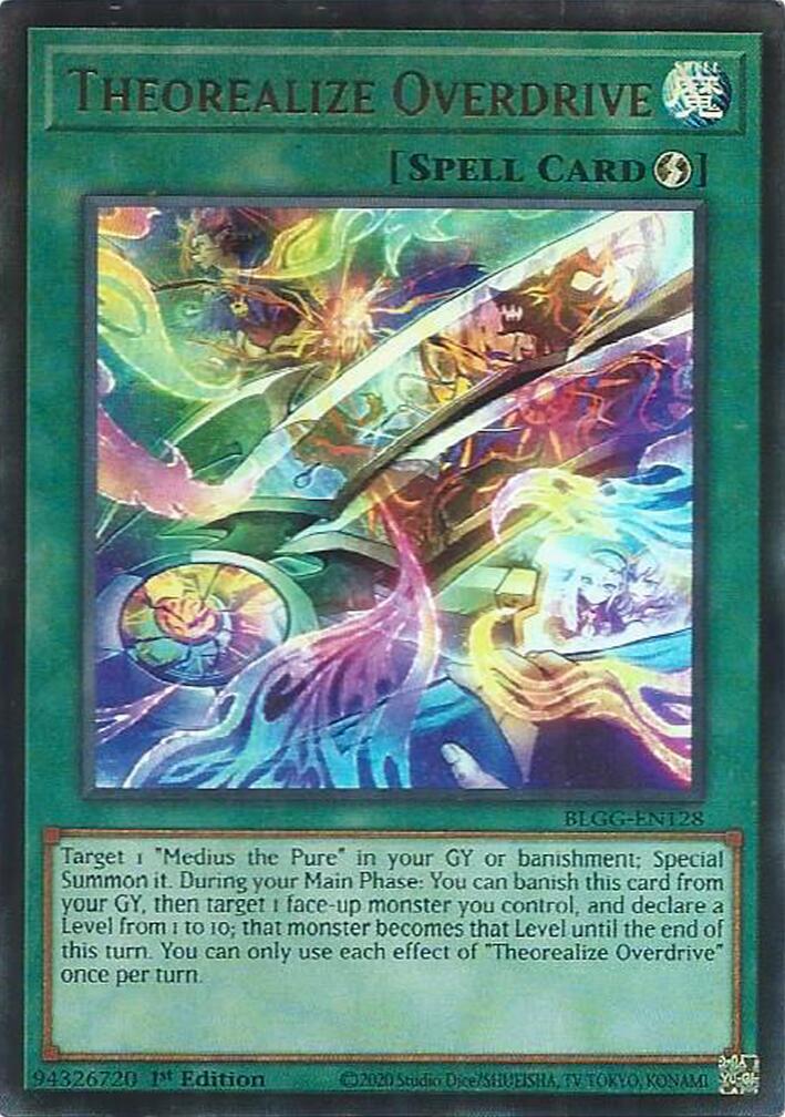 Theorealize Overdrive [BLGG-EN128] Ultra Rare | Exor Games New Glasgow