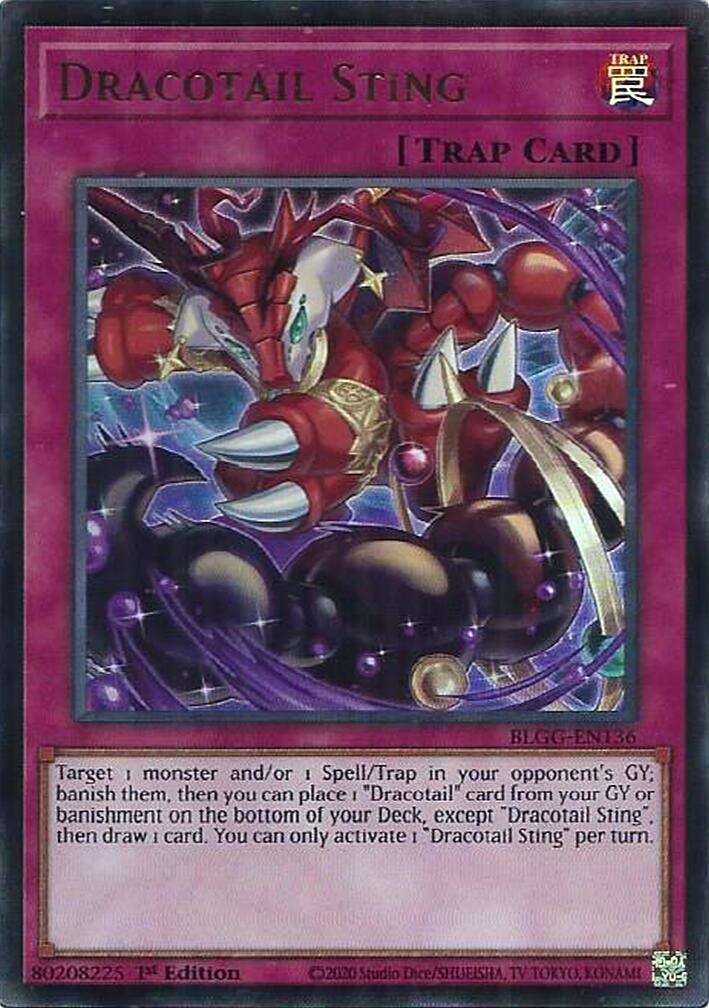Dracotail Sting [BLGG-EN136] Ultra Rare | Exor Games New Glasgow