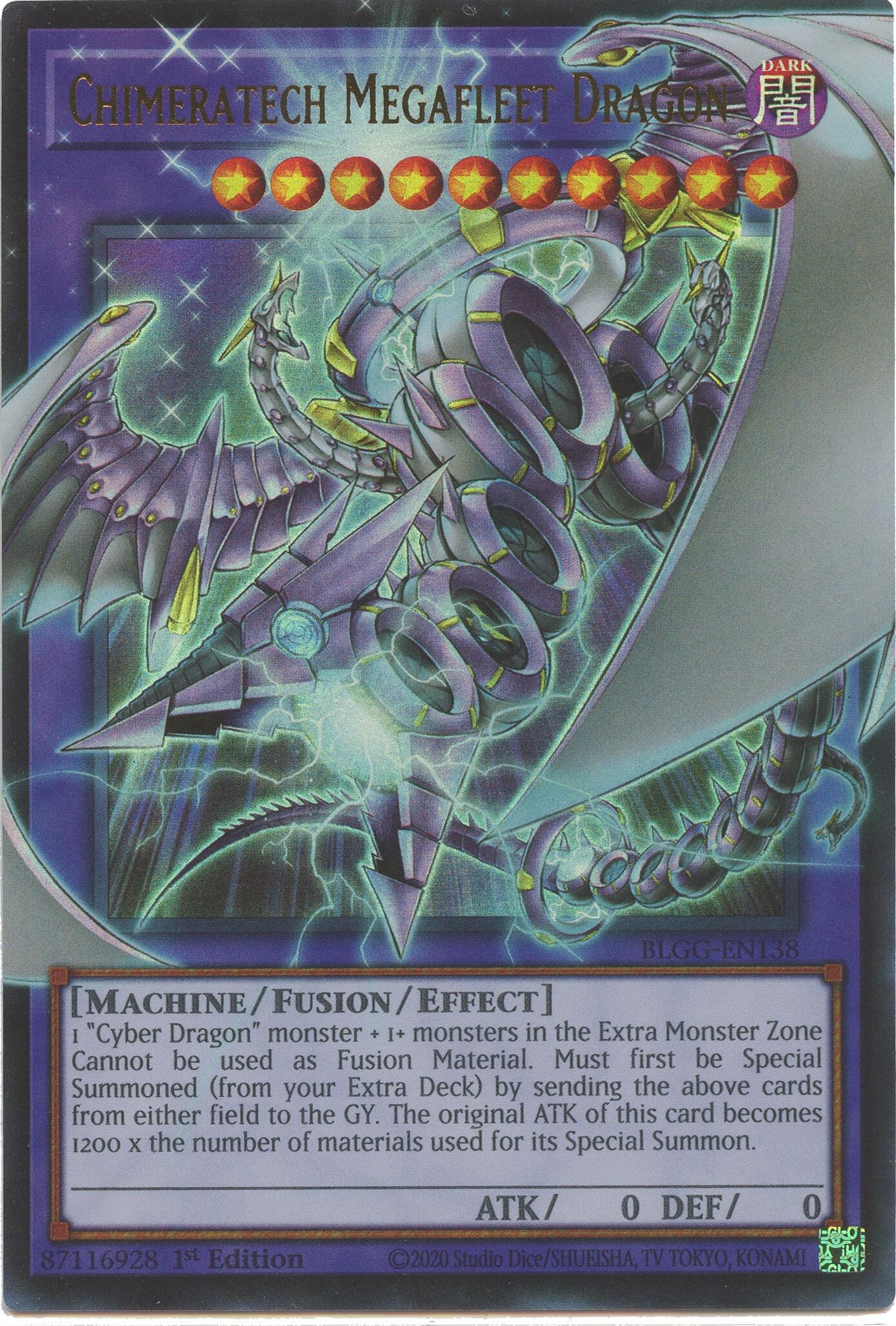 Chimeratech Megafleet Dragon [BLGG-EN138] Ultra Rare | Exor Games New Glasgow