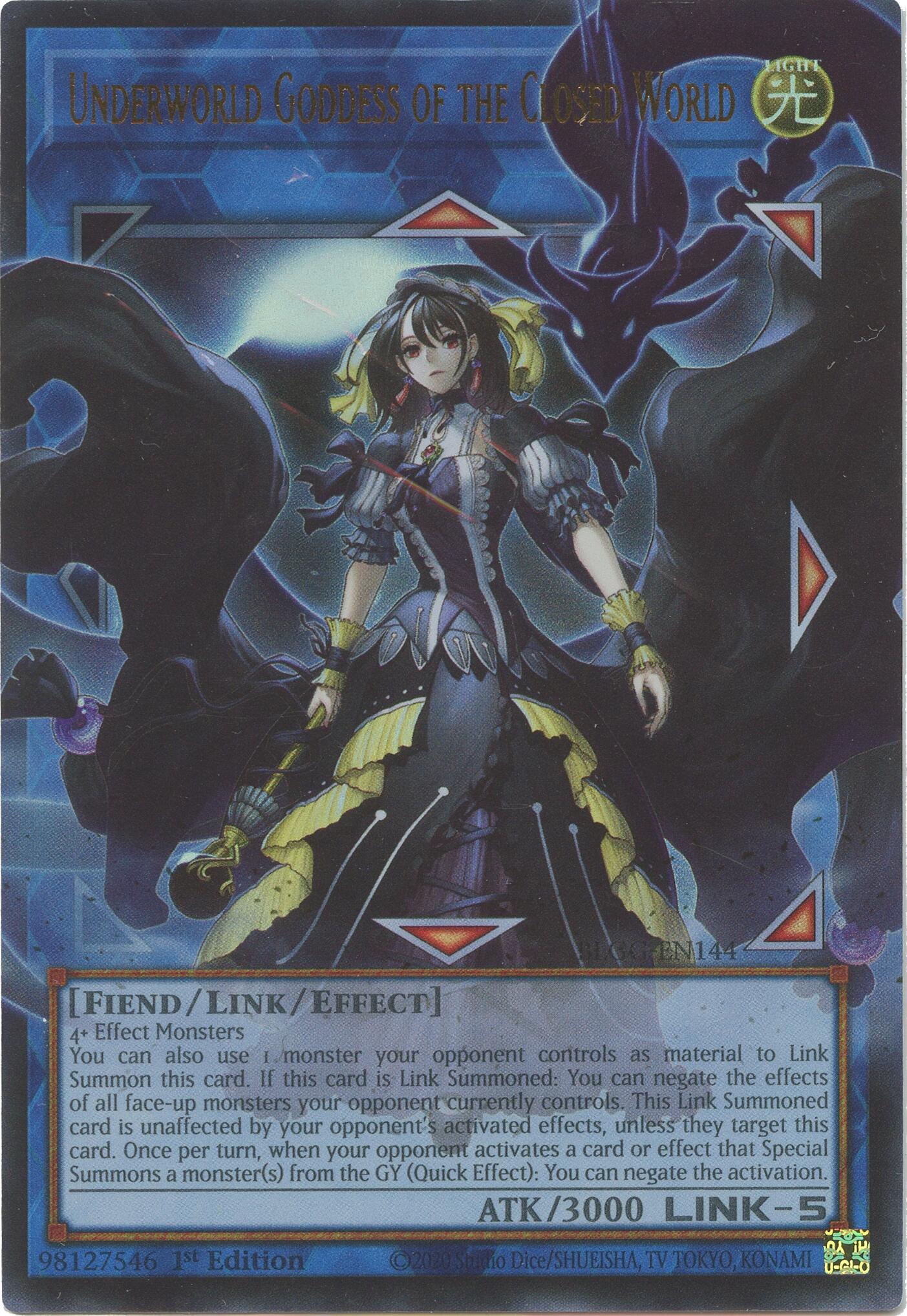 Underworld Goddess of the Closed World [BLGG-EN144] Ultra Rare | Exor Games New Glasgow