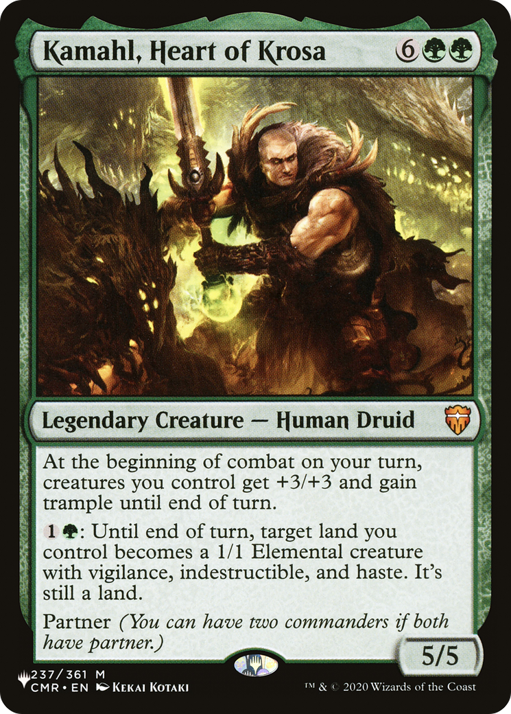 Kamahl, Heart of Krosa [The List] | Exor Games New Glasgow