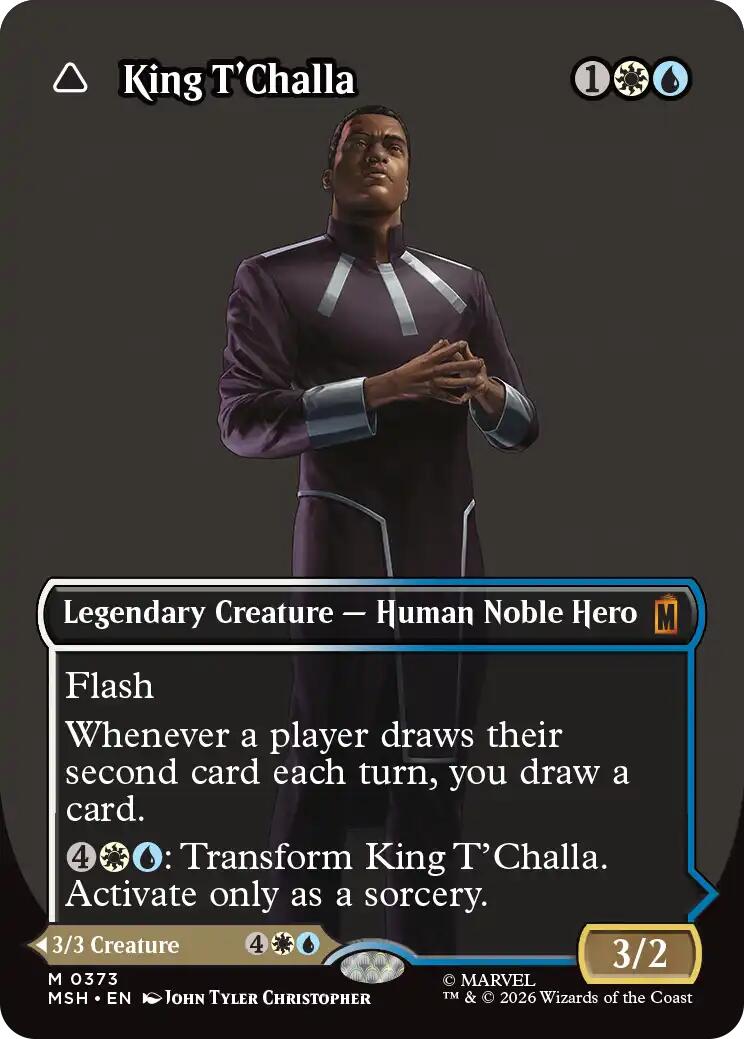King T'Challa (Borderless) (0373) [Marvel Super Heroes] | Exor Games New Glasgow