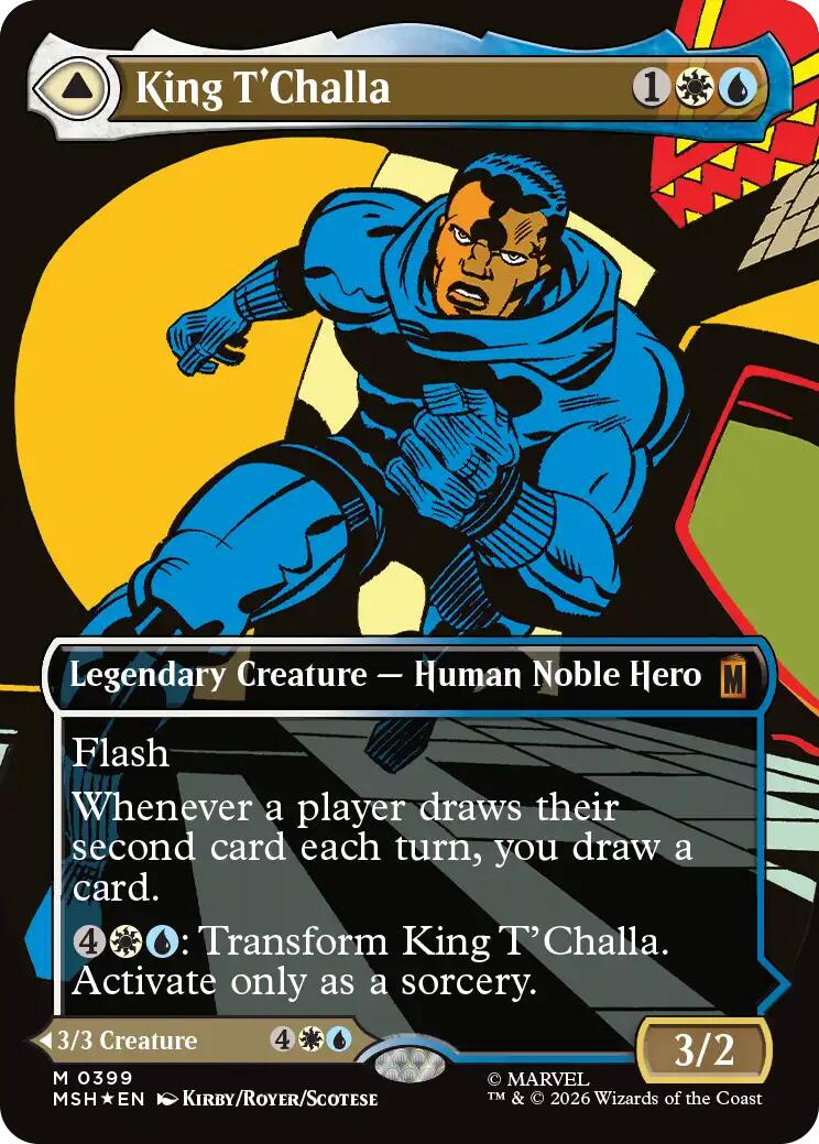 King T'Challa (Borderless) (0399) [Marvel Super Heroes] | Exor Games New Glasgow