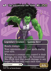 Jennifer Walters // The Sensational She-Hulk (Borderless) (0355) [Marvel Super Heroes] | Exor Games New Glasgow