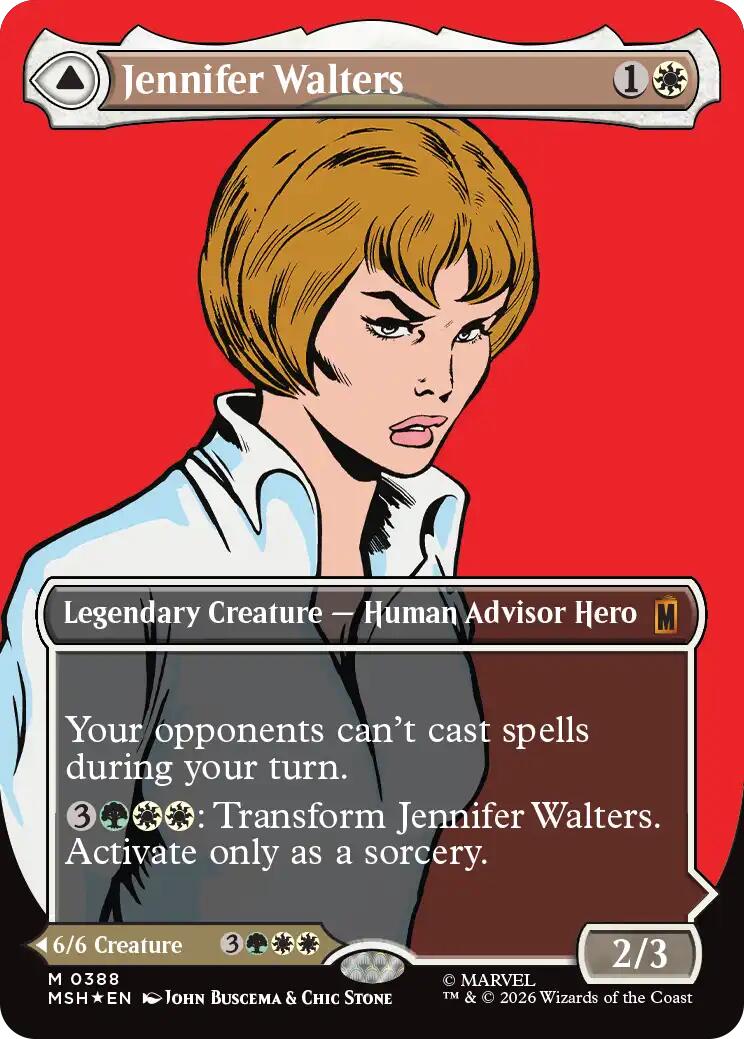 Jennifer Walters // The Sensational She-Hulk (Borderless) (0388) [Marvel Super Heroes] | Exor Games New Glasgow