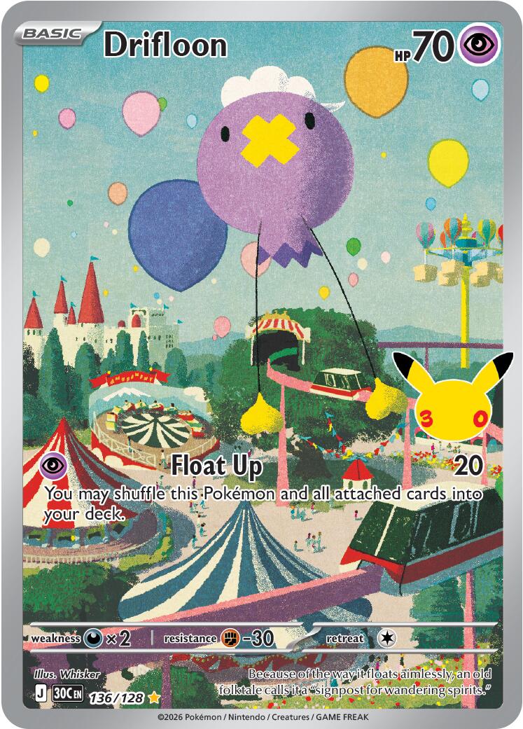 Drifloon (136/128) [Mega Evolution: 30th Celebration] | Exor Games New Glasgow