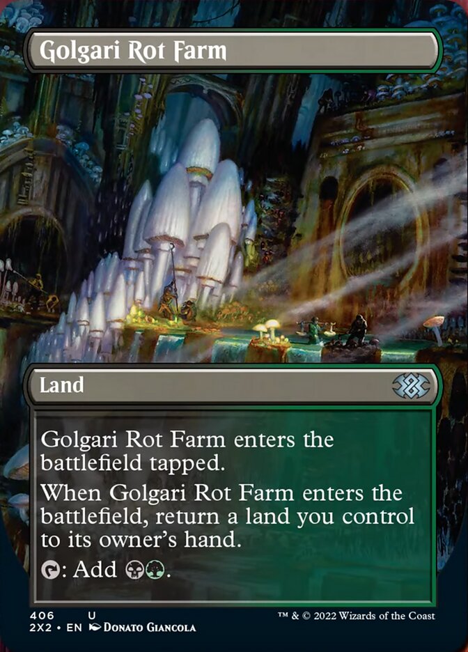 Golgari Rot Farm (Borderless Alternate Art) [Double Masters 2022] | Exor Games New Glasgow