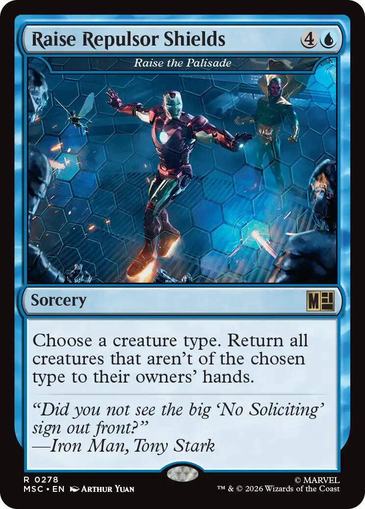 Raise Repulsor Shields - Raise the Palisade [Marvel Super Heroes Commander] | Exor Games New Glasgow