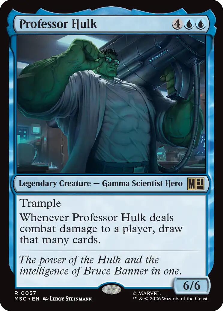 Professor Hulk (Surge Foil) [Marvel Super Heroes Commander] | Exor Games New Glasgow
