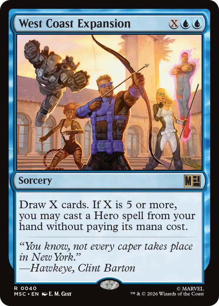 West Coast Expansion (Surge Foil) [Marvel Super Heroes Commander] | Exor Games New Glasgow