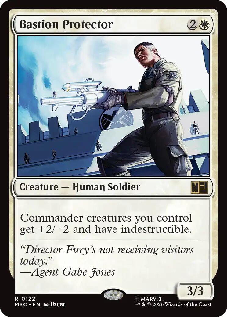 Bastion Protector (Surge Foil) [Marvel Super Heroes Commander] | Exor Games New Glasgow