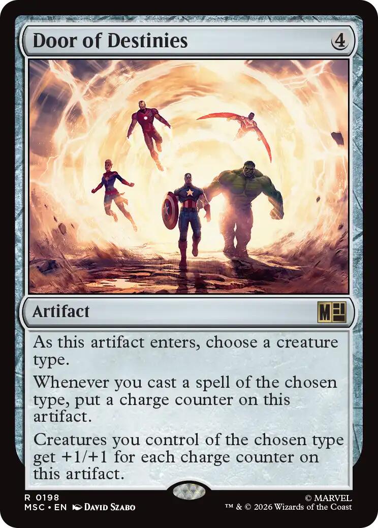 Door of Destinies (Surge Foil) [Marvel Super Heroes Commander] | Exor Games New Glasgow