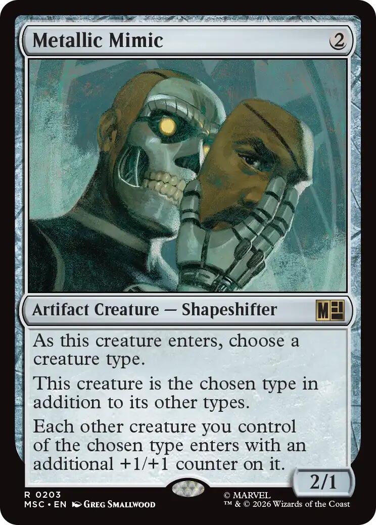Metallic Mimic (Surge Foil) [Marvel Super Heroes Commander] | Exor Games New Glasgow