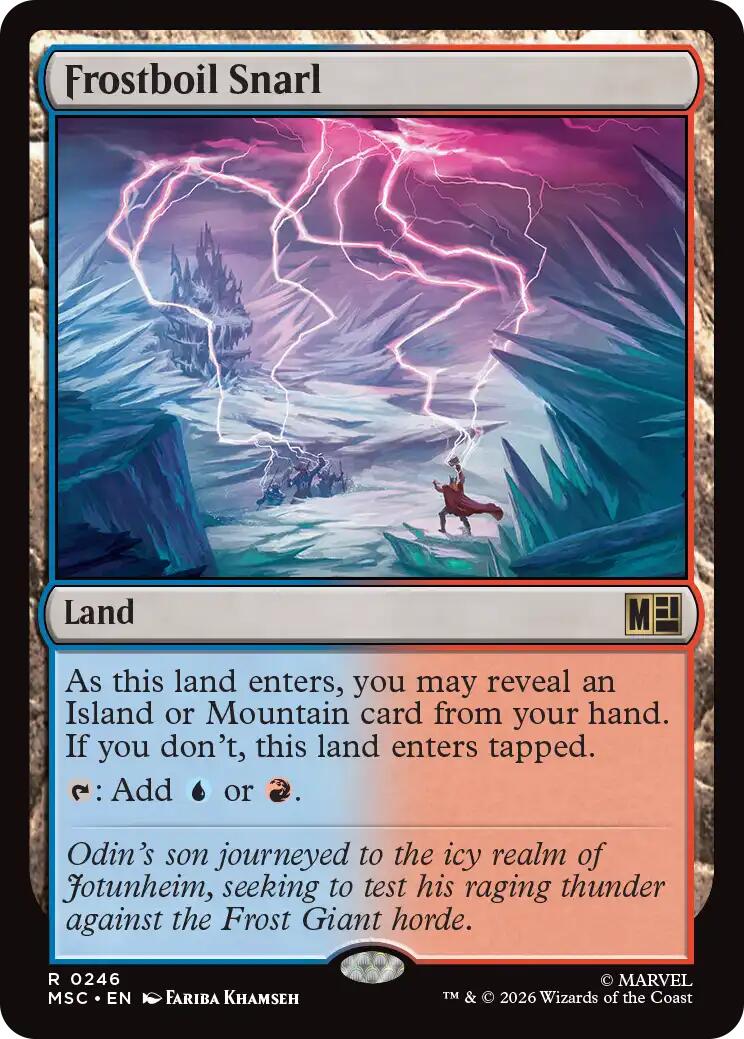 Frostboil Snarl (Surge Foil) [Marvel Super Heroes Commander] | Exor Games New Glasgow