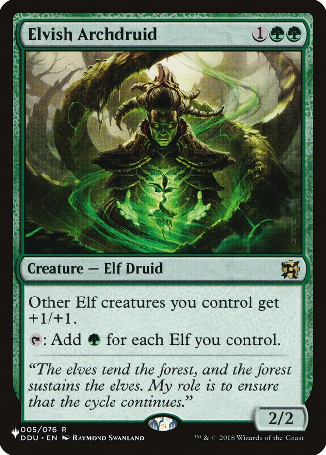 Elvish Archdruid [The List] | Exor Games New Glasgow